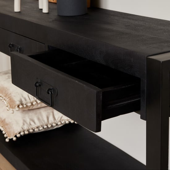 Starfurn sidetable boaz black 150 cm - Image 2