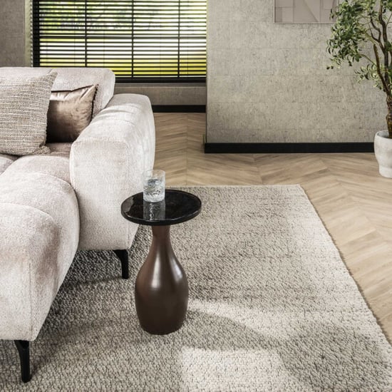 Hoyz bijzettafel eclipse druppel s antiek finish - Image 1