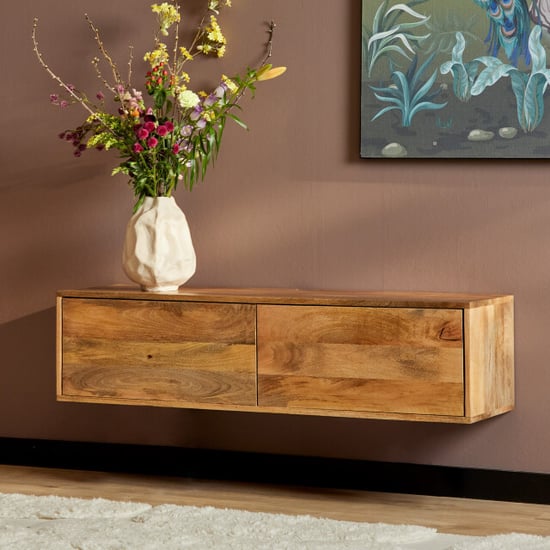 Starfurn zwevend tv meubel vision natural 120 cm - Image 1