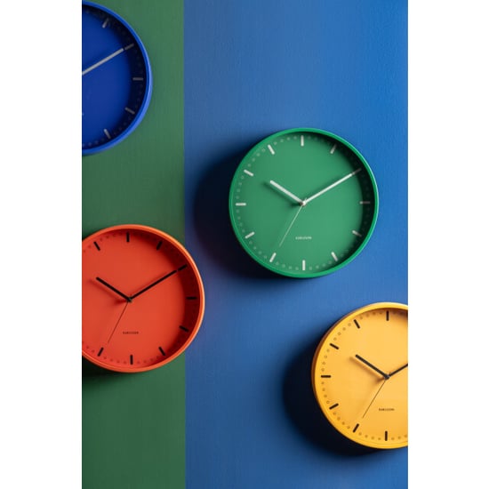 Karlsson wandklok cool retro cobalt blue- Ø30cm - Image 4
