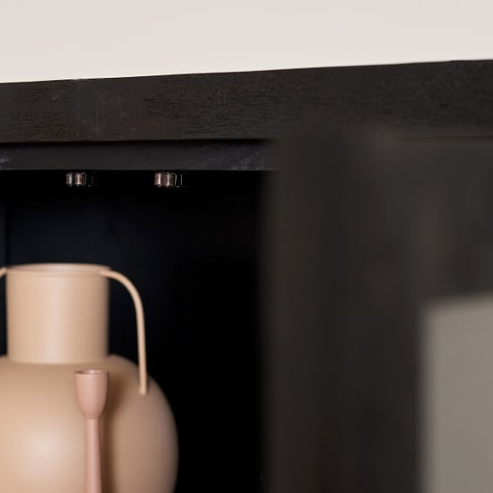 Starfurn vitrinekast boaz black 115 cm - Image 1