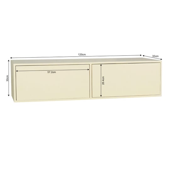 Starfurn zwevend tv meubel vision sand 120 cm - Image 3
