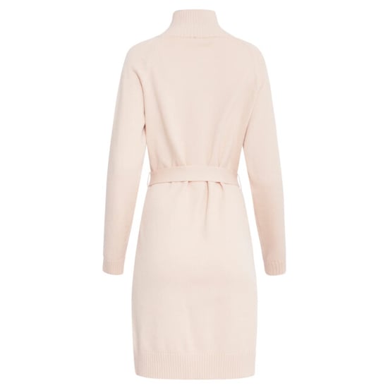 Smashed Lemon 24621 beige gebreide jurk met hoge hals - Image 4