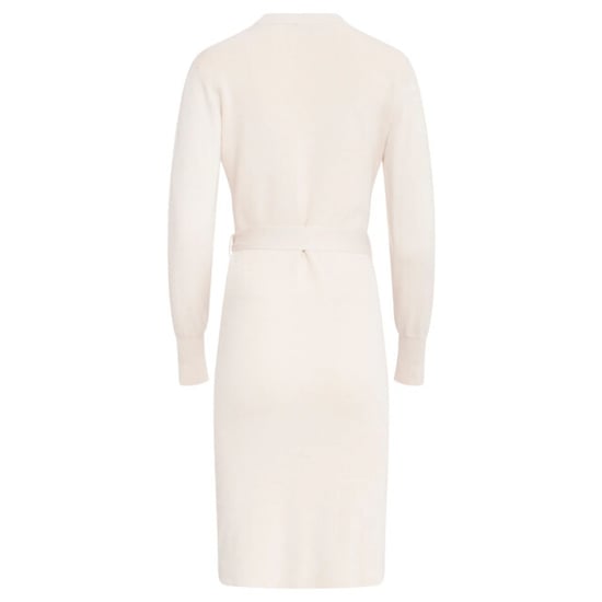 Smashed Lemon 24622 beige gebreide jurk met ronde hals | - Image 3