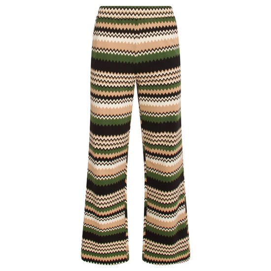 Smashed Lemon 24728 stijlvolle zigzag geprinte travel kwaliteit broek | - Image 4