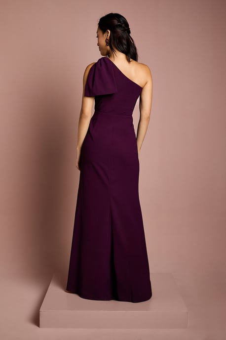 Coast Honoured Bow One Shoulder Maxi Bridesmaid Dress - Image 3