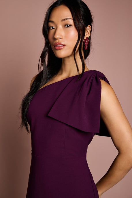 Coast Honoured Bow One Shoulder Maxi Bridesmaid Dress - Image 4