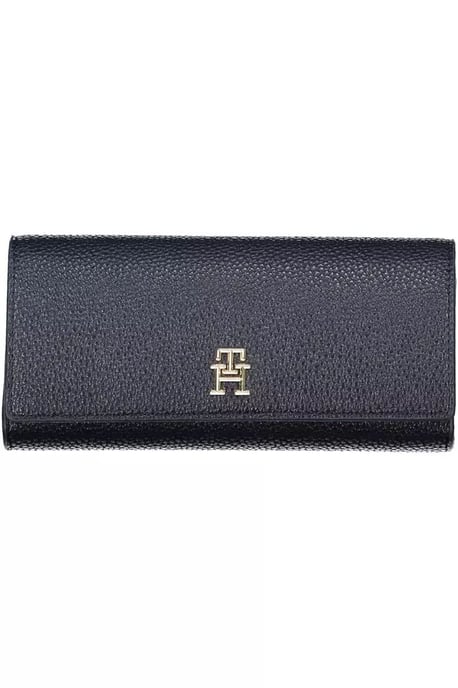 Th Wallet Pebbled Leather Navy - Image 1