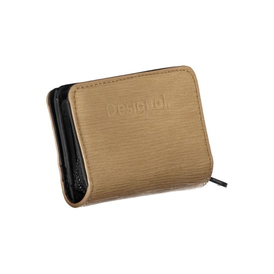 Ritsportemonnee Beige Leer - Image 3