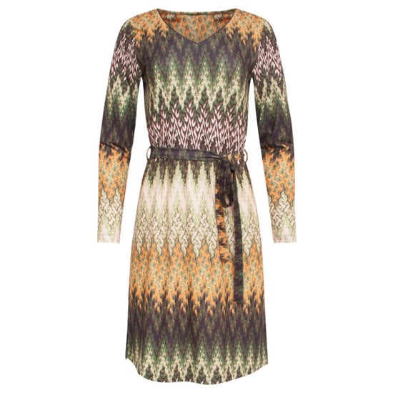Smashed Lemon 24646 multicoloured zigzag jurk | - Image 2