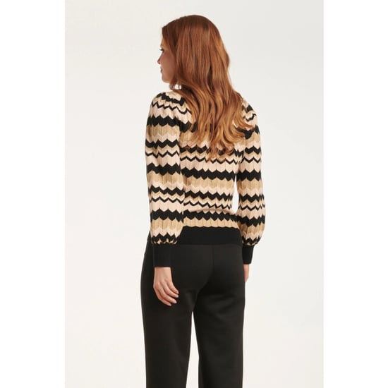 Smashed Lemon 24614 -e zigzag gebreide top | - Image 5