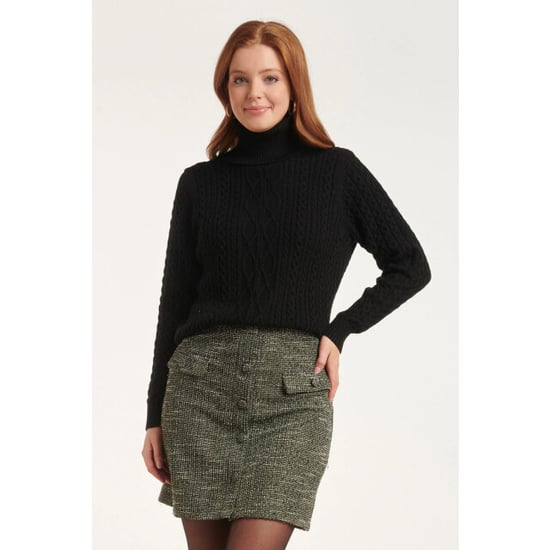 Smashed Lemon 24628 e gebreid top met gevlochten structuur | - Image 1