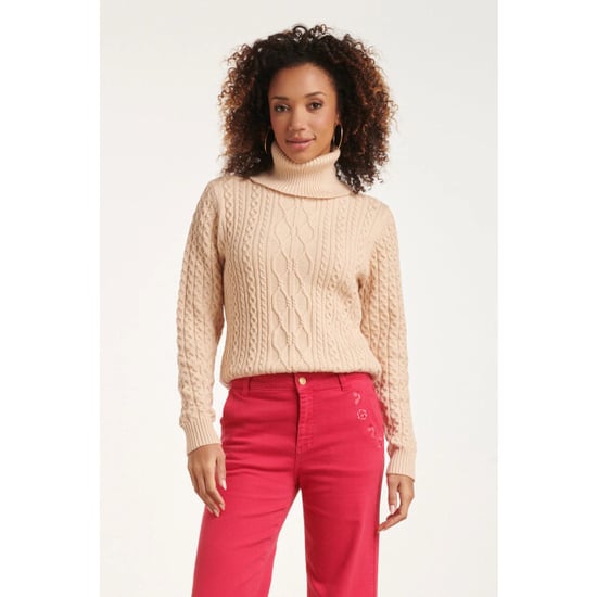 Smashed Lemon 24628 gebreid top met gevlochten structuur | - Image 1