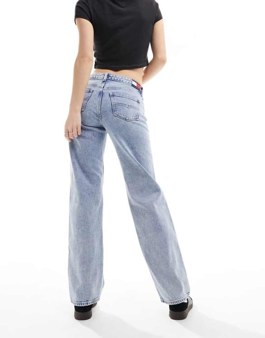 Tommy Jeans Sophie – Ljustvättade jeans med låg midja - Image 3