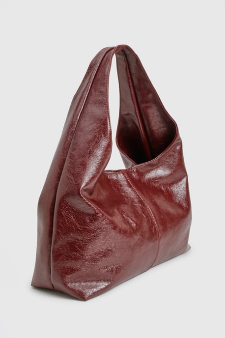 Textured Slouchy Tote Bag - Image 3