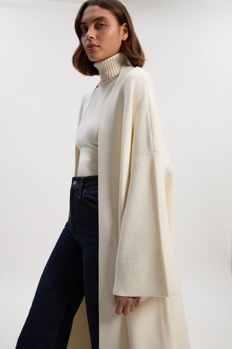 Knit Midi Coatigan - Image 2