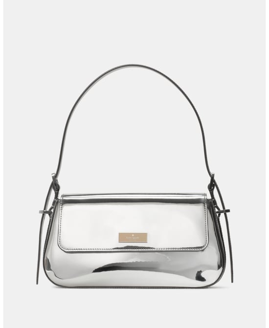 Bridget Mirror Metallic Small Flap Shoulder - Image 1
