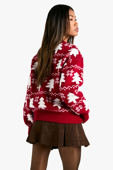 Christmas Tree Knitted Jumper - Image 2