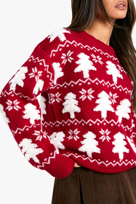 Christmas Tree Knitted Jumper - Image 4