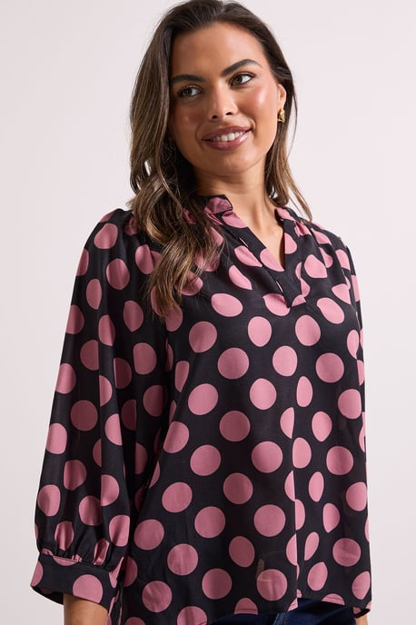 Spot Printed Overhead Shirt - Image 4