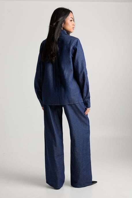 Chambray Oversized Shirt - Image 2