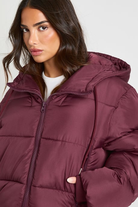 Petite Hooded Padded Puffer Jacket - Image 4