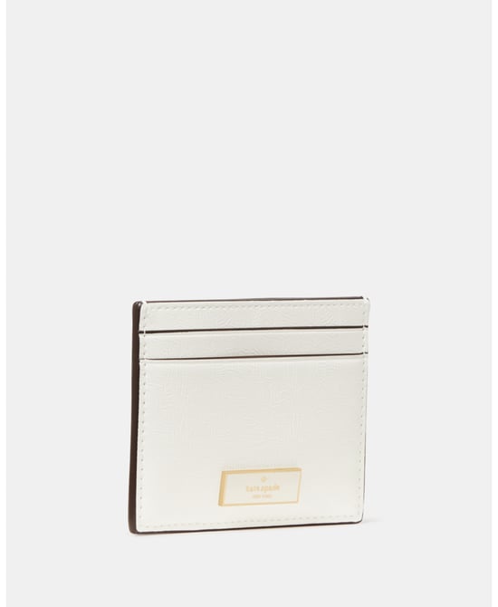 Bridget Crinkle Patent Small Slim Card Holder - Image 2