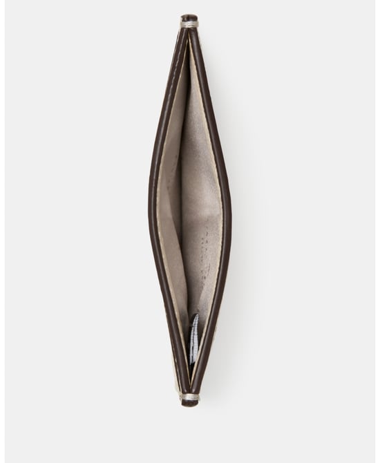 Bridget Crinkle Patent Small Slim Card Holder - Image 3