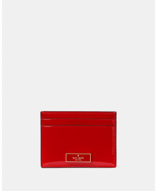 Bridget Patent Small Slim Card Holder - Image 1
