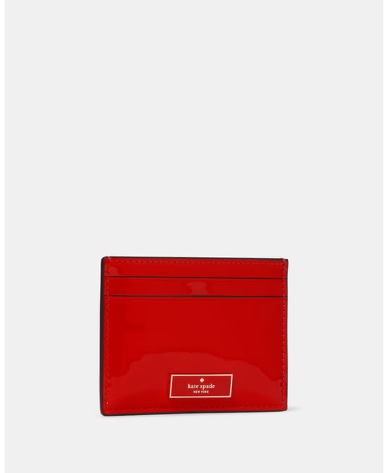 Bridget Patent Small Slim Card Holder - Image 2