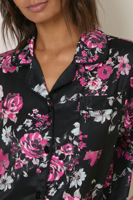 Short Sleeve Satin Printed Nightwear set - Image 5