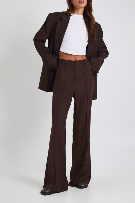 Tall Tailored Slim Flare Trousers - Image 2
