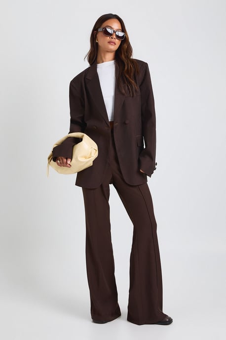 Tall Tailored Slim Flare Trousers - Image 3
