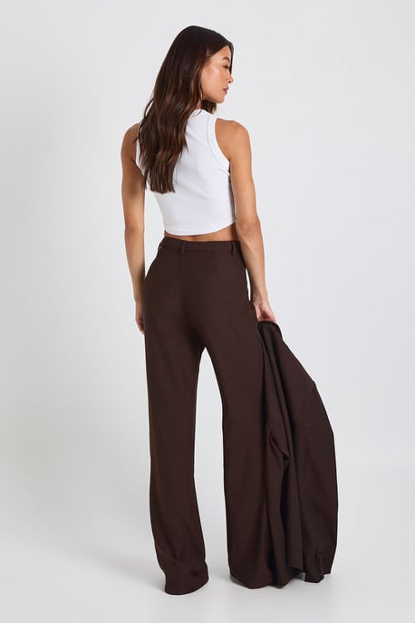 Tall Tailored Slim Flare Trousers - Image 4