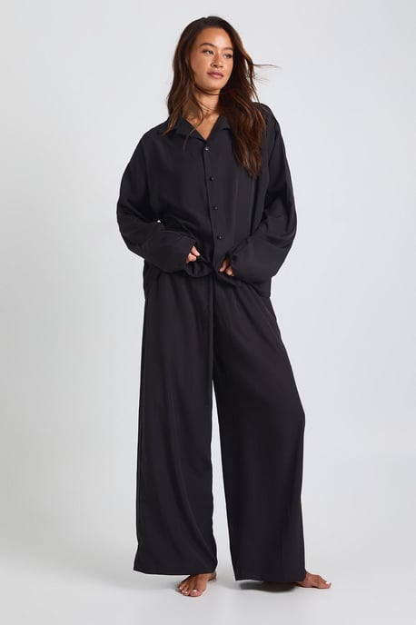 Tall Oversized Shirt & Wide Leg Trouser Co-ord - Image 2