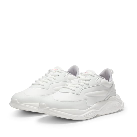 Men's Hugo Leon Trainers in White - Image 4
