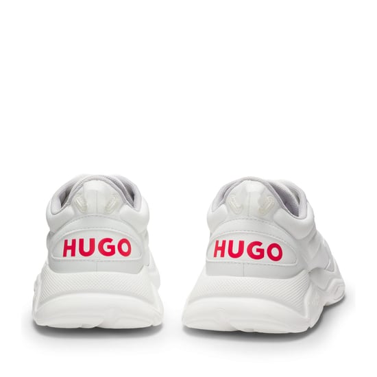Men's Hugo Leon Trainers in White - Image 5