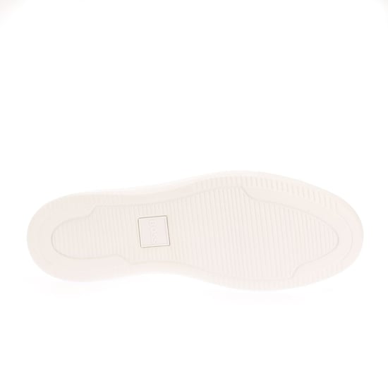 Men's Boss Enlight Leather Trainers in White - Image 4