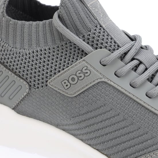Men's Boss Extreme Slip-On Trainers in Grey - Image 5
