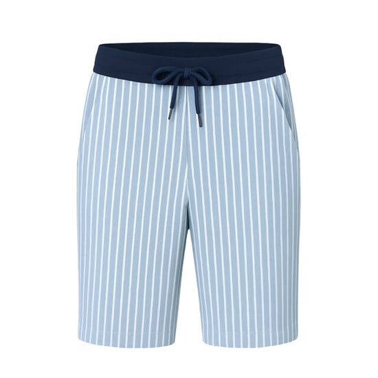 Phil & Co Heren korte pyjamabroek gestreept/effen blauw 2-pack - Image 2