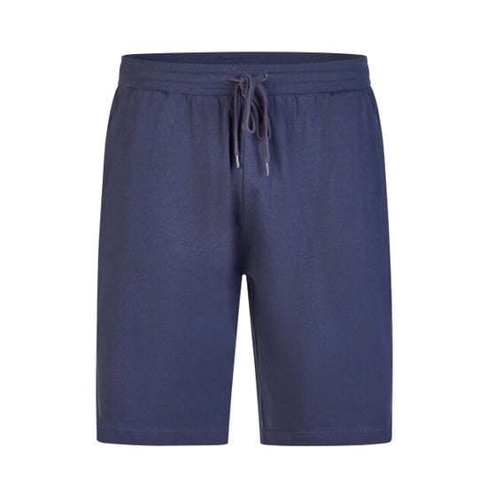 Phil & Co Heren korte pyjamabroek gestreept/effen blauw 2-pack - Image 3