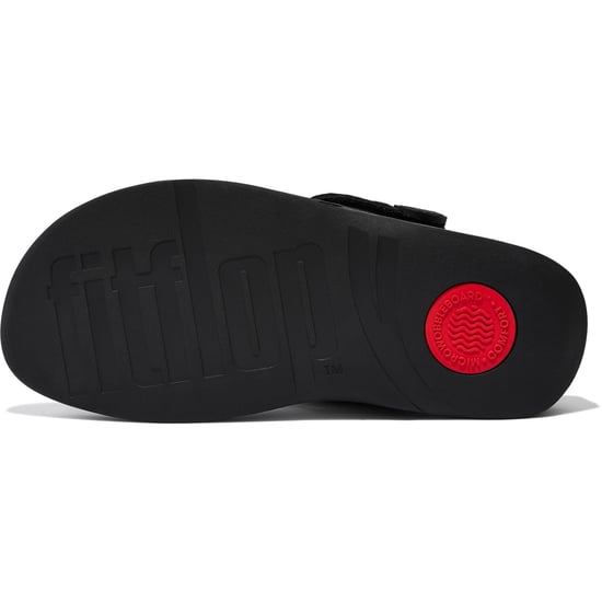 Fitflop Trakk II Leer Heren Sandalen Alle Zwart - Image 2