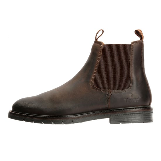 Tower London Harbour Leather Men's Dark Brown Chelsea Boots - Image 6
