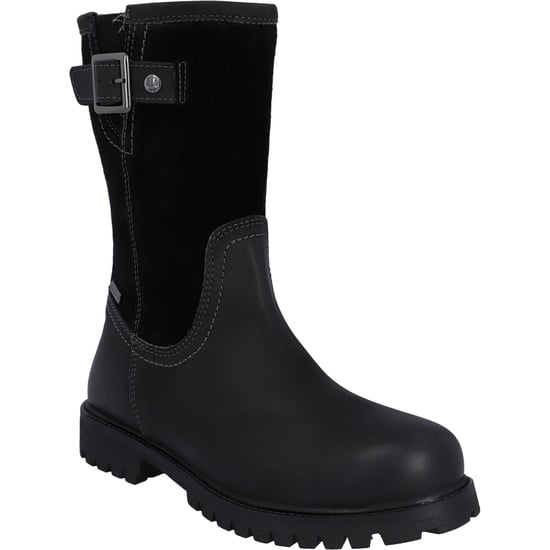 Hunter Canna Enkelboot Leer Dames Zwarte Laarzen - Image 1