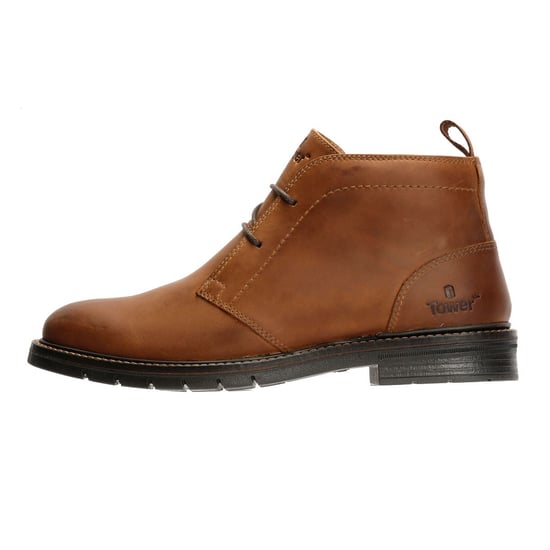 Tower London Armour Chukka Lace Up Leather Men's Brown Boots - Image 6