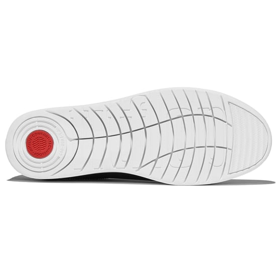 Fitflop Rally Leather Women's Black Trainers - Image 2