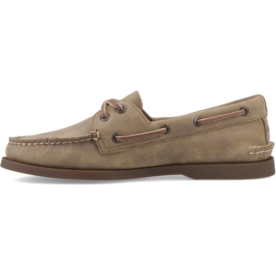 Sperry Authentic 2 Eye Leather Men's Tan Boat Shoes - Image 4