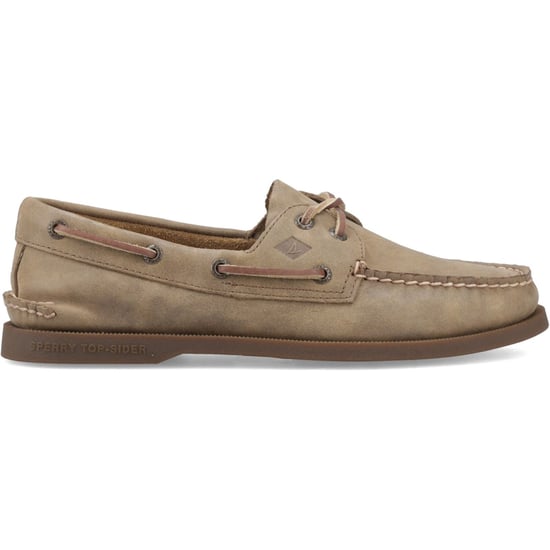 Sperry Authentic 2 Eye Leather Men's Tan Boat Shoes - Image 5