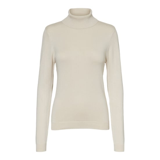 Vero Moda Vmglory ls rollneck blouse ga noos ecru - Image 1