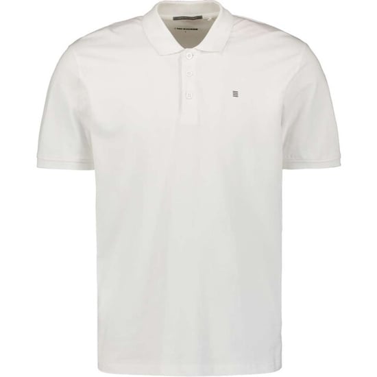 No Excess Polo pique solid stretch white - Image 1